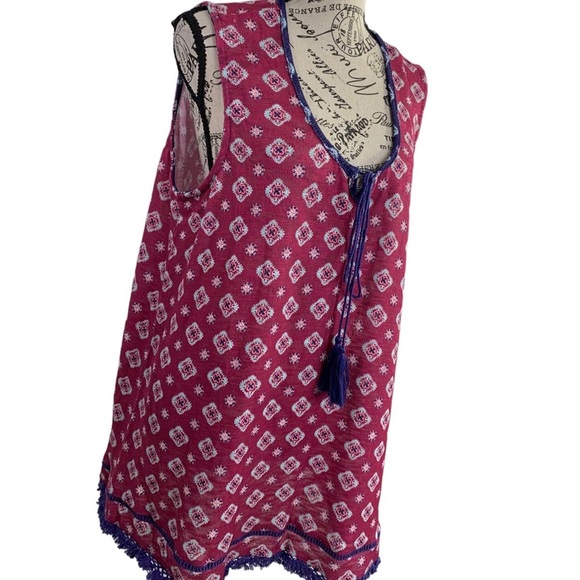 Weekend Blouse Sleeveless knit Boho purple Suzanne Betro women’s size 1X - Picture 11 of 11